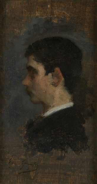 Profile of a Young Man, , Eva Gonzalès