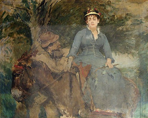 La balade à dos d’âne, 1880, Eva Gonzalès