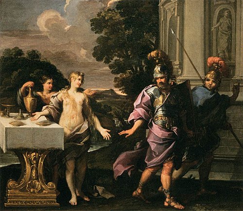 Armida and the Companions of Rinaldo, 1685, Giuseppe Passeri