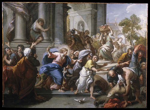 The Cleansing of the Temple, 1712, Giuseppe Passeri