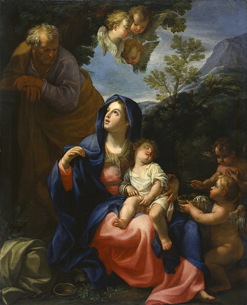 The Rest on The Flight into Egypt, 1725, Giovanni Odazzi