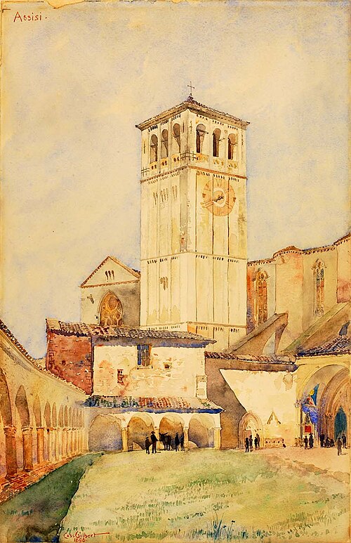 Church of St. Francis, Assisi, 1898, Cass Gilbert