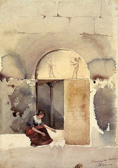 Doorway in Anla(?), 1896, Cass Gilbert