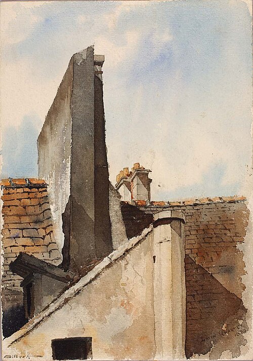 Latin Quarter, Paris, 1880, Cass Gilbert