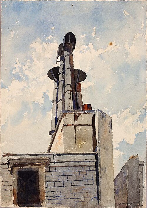 Latin Quarter, Paris, 1880, Cass Gilbert