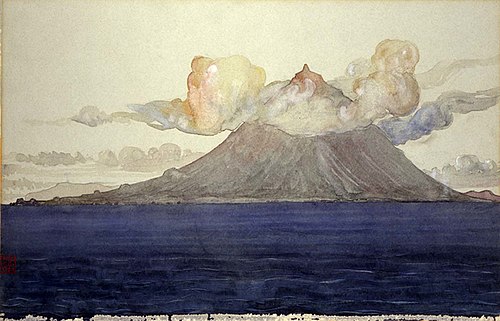 Mt. Pico, Azores Islands, 1905, Cass Gilbert