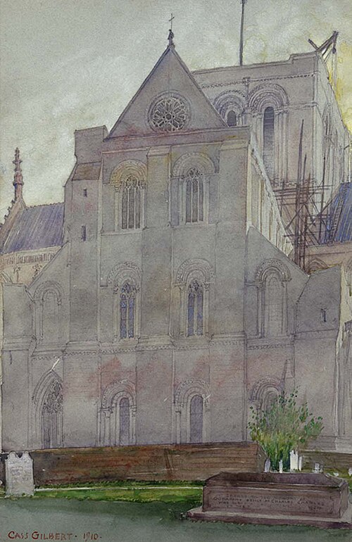 North Transept, Winchester Cathedral, England, 1910, Cass Gilbert