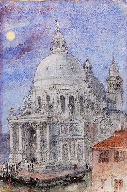 Santa Maria Della Salute, Venice, 1933, Cass Gilbert