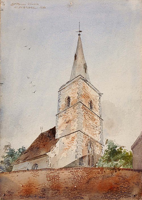 St. Peters Church, Cambridge, England, 1880, Cass Gilbert