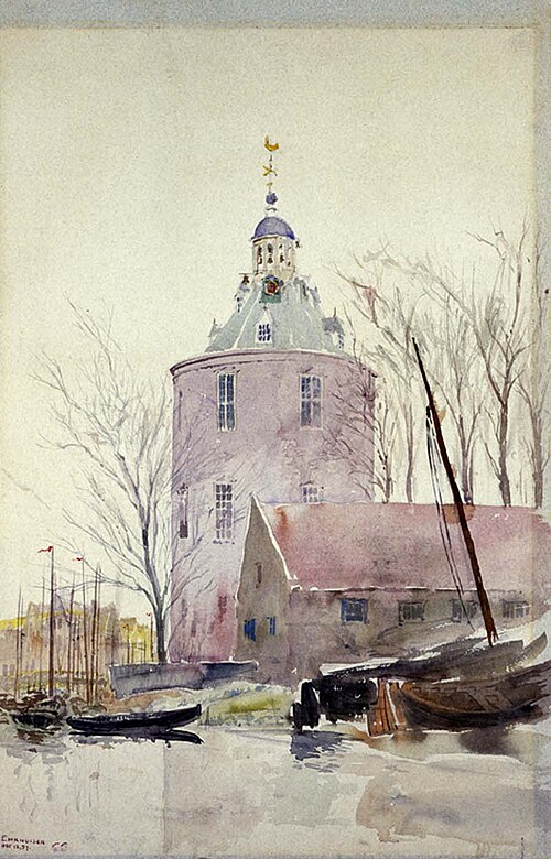 Tower at Enkhuisen, Holland, 1897, Cass Gilbert
