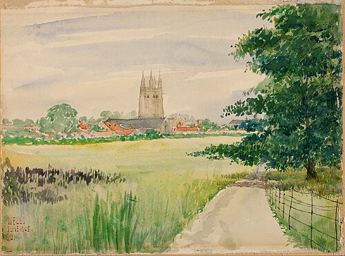 Wells Cathedral, England, 1905, Cass Gilbert