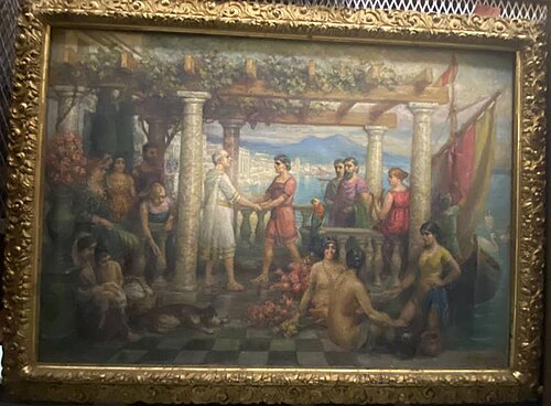 Cicero Receiving Virgil, 1917, A. G. Heaton