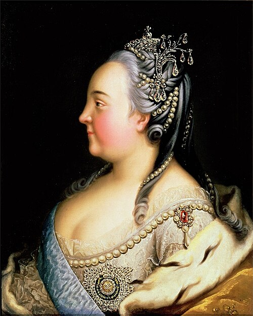 Portrait d'Elisabeth Petrovna, impératrice de Russie, 1768, Heinrich Buchholz