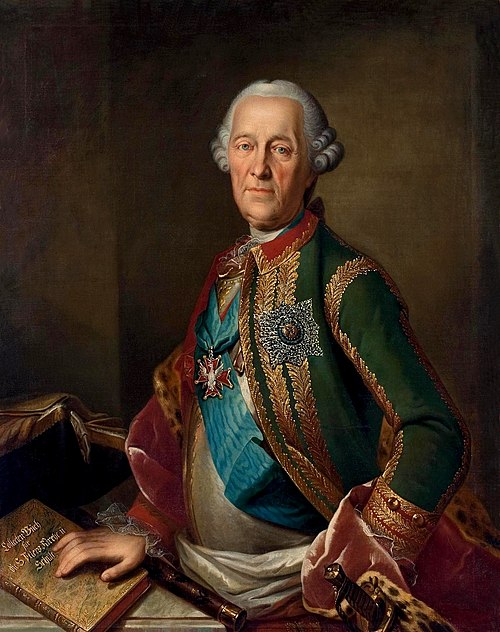 Portrait of Count Munnich, 1750, Heinrich Buchholz