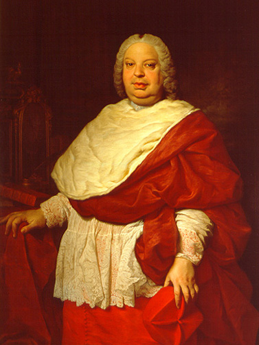 Portrait du cardinal Valenti Gonzaga, 1745, Pierre Subleyras