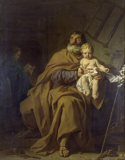 Saint Joseph tenant l'Enfant Jésus, 1741, Pierre Subleyras