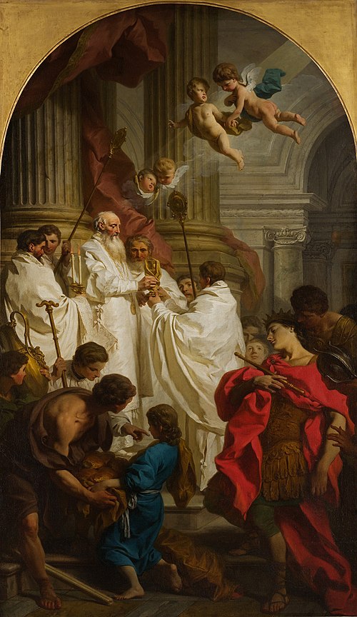 The Mass of Saint Basil, 1746, Pierre Subleyras