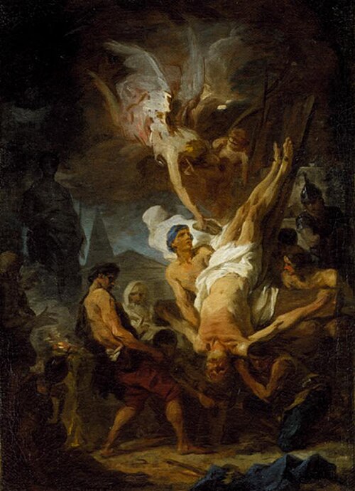 The Crucifixion of Saint Peter, 1740, Pierre Subleyras