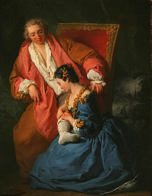 La Courtisane amoureuse, 1735, Pierre Subleyras