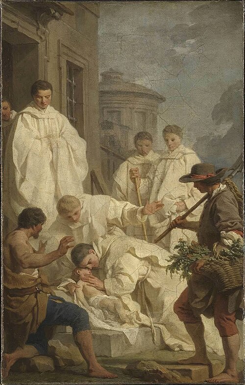 Der hl. Benedikt erweckt ein totes Kind, 1745, Pierre Subleyras