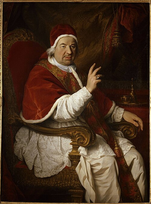 Benoît XIV, pape (1675-1758), 1741, Pierre Subleyras