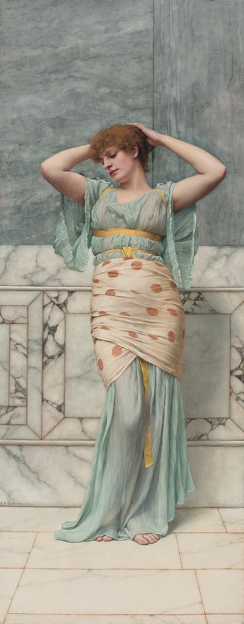 Beauty in a marble room, 1894, John William Godward