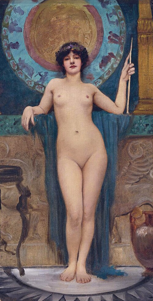 Study of Campaspe, 1896, John William Godward