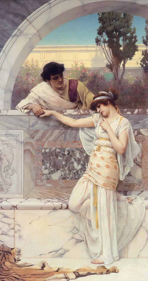 Yes or No, 1893, John William Godward