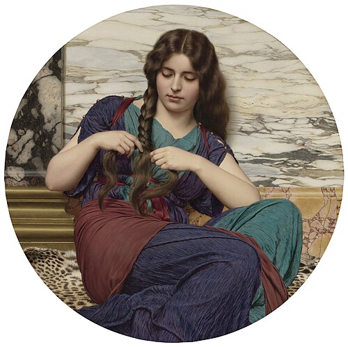 A Congenial Task, 1915, John William Godward