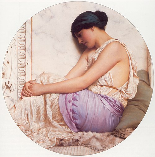 A Grecian Girl, 1908, John William Godward