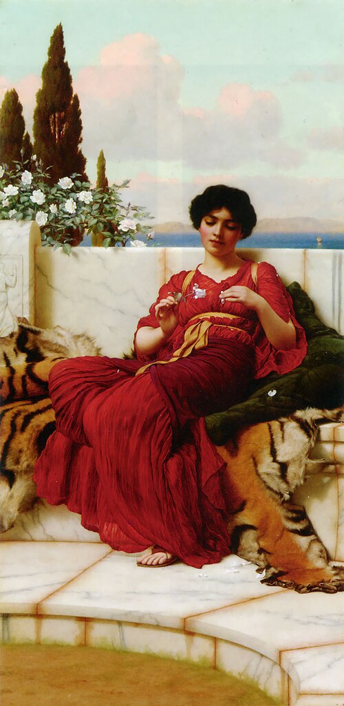 Mischief, 1905, John William Godward