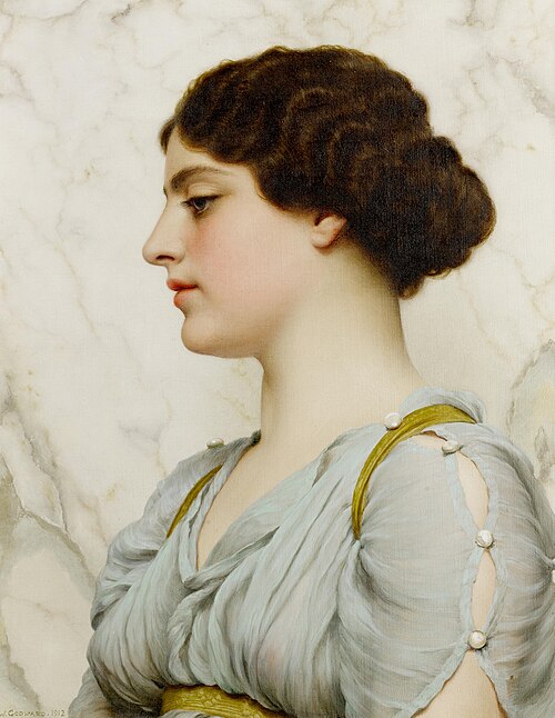 A Roman beauty, 1912, John William Godward