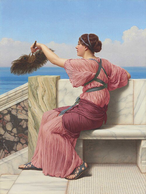 A signal, 1918, John William Godward