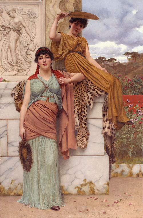En attendant la procession, 1890, John William Godward