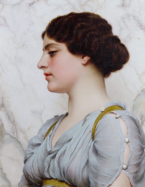 Une beauté romaine, 1912, John William Godward