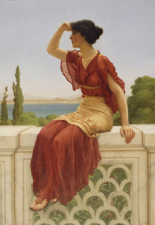 The Signal, 1899, John William Godward