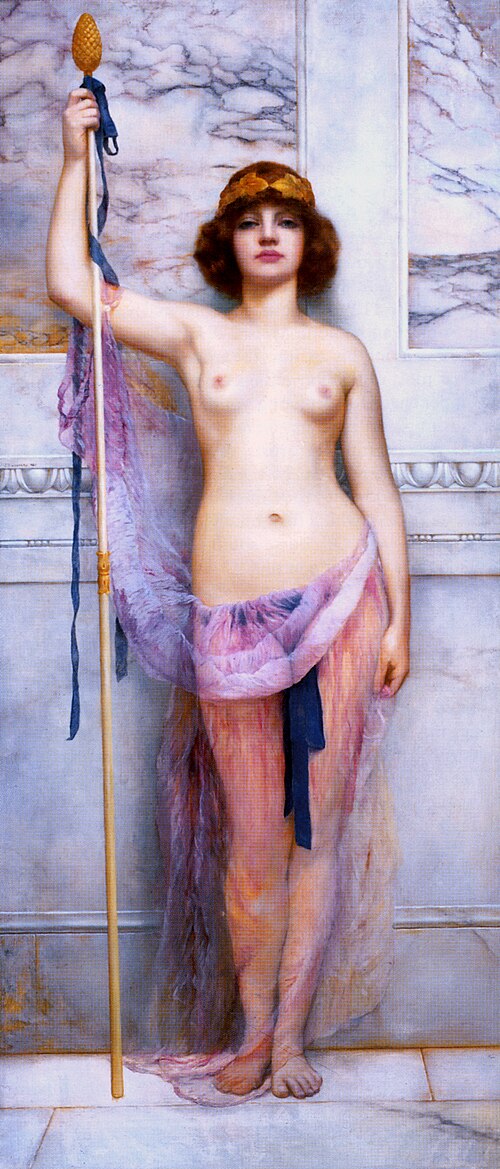 Une prêtresse, 1893, John William Godward