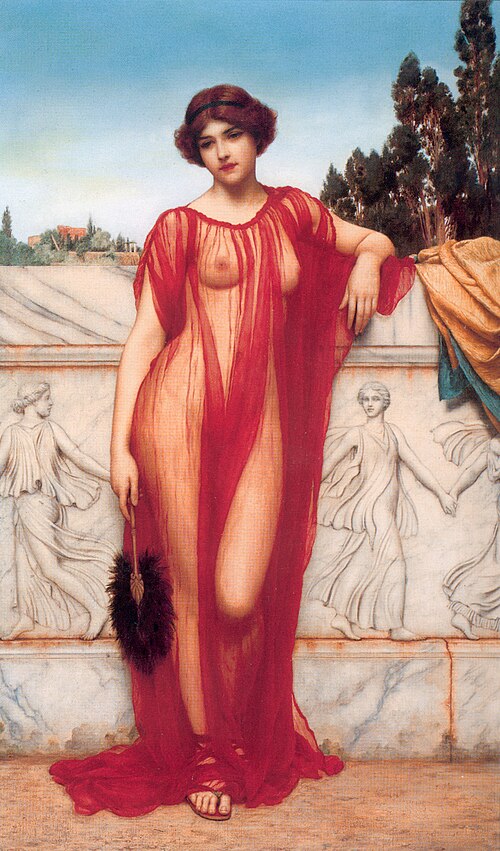 Athenais, 1908, John William Godward