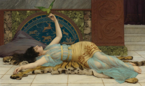 Girl in Blue, 1897, John William Godward