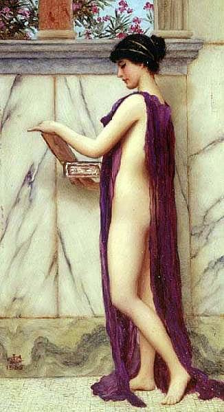 Study of The Jewel Box, , John William Godward