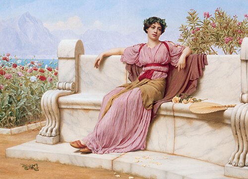 Tranquility, 1914, John William Godward
