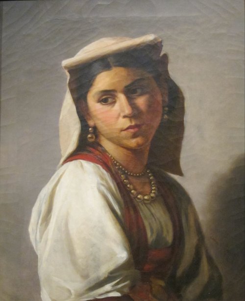 Head of a Moroccan Girl, 1875, Laura C. Birge