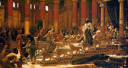 The Visit of the Queen of Sheba to King Solomon, , Edward Poynter