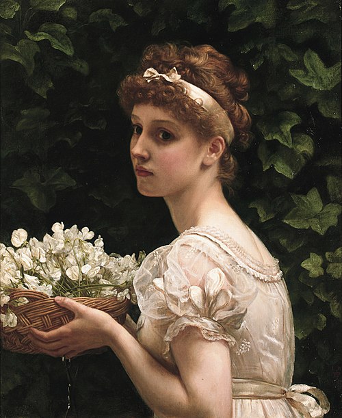 Pea Blossoms, 1890, Edward Poynter