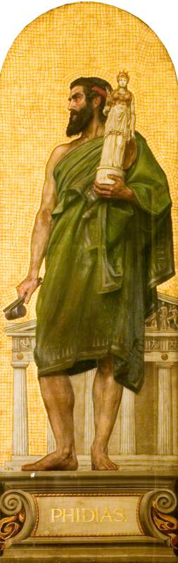Phidias (c.480 BC–c.430 BC) (design for a mosaic in the Victoria and Albert Museum), 1864, Edward Poynter
