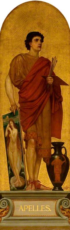 Apelles (design for a mosaic in the Victoria and Albert Museum), 1864, Edward Poynter
