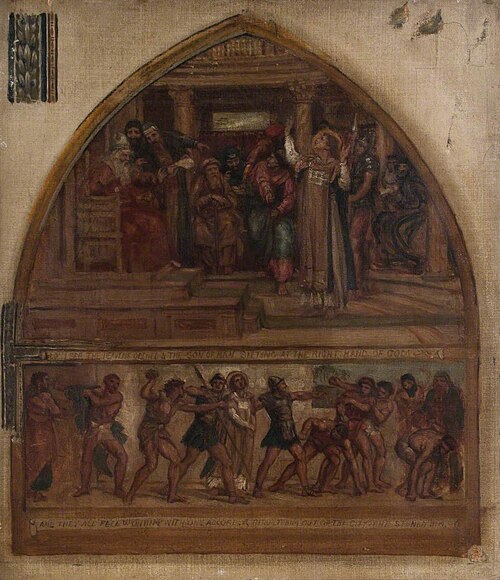 Study for 'St Stephen's, Dulwich', 1871, Edward Poynter