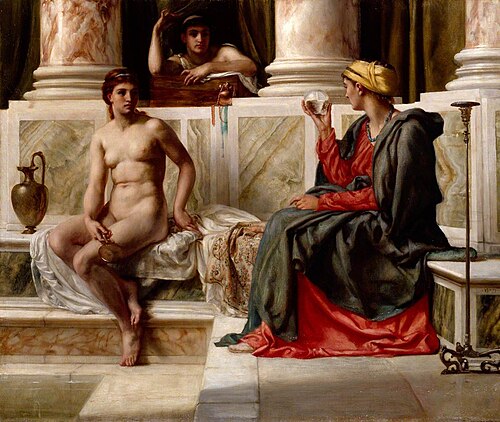 The Fortune Teller, 1877, Edward Poynter