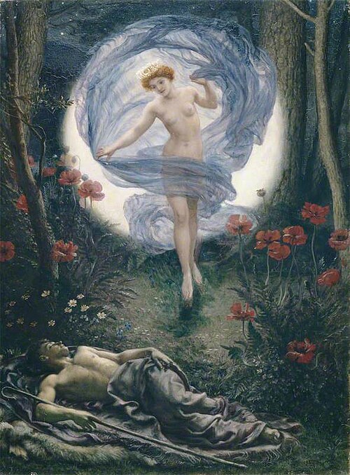 Diana and Endymion, 1901, Edward Poynter
