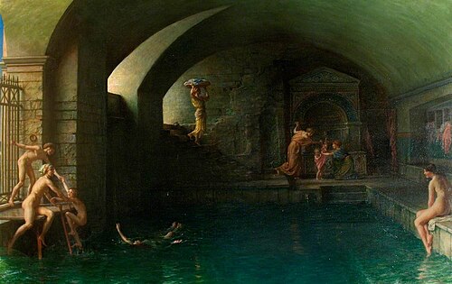 The Champion Swimmer, 1914, Edward Poynter